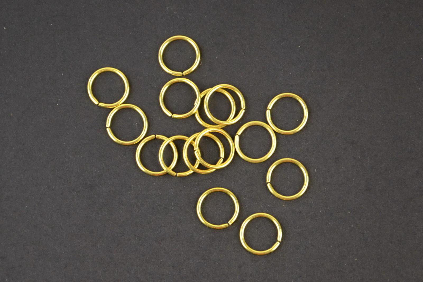 Ghirlande di Cristallo Creazione di Gioi Non-brand Anelli A Spacco in Ottone da 100 Pezzi Tende Orecchini Connettori A Cruna per Lampadari Collane Chiavi 