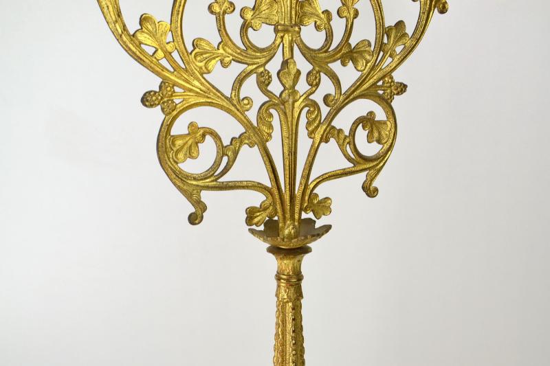 BEIJIALY Candelabro A 5 Bracci In Bronzo Antico – Portacandele Vintage In Metallo Per Matrimoni E Feste, Alto E Antiruggine
